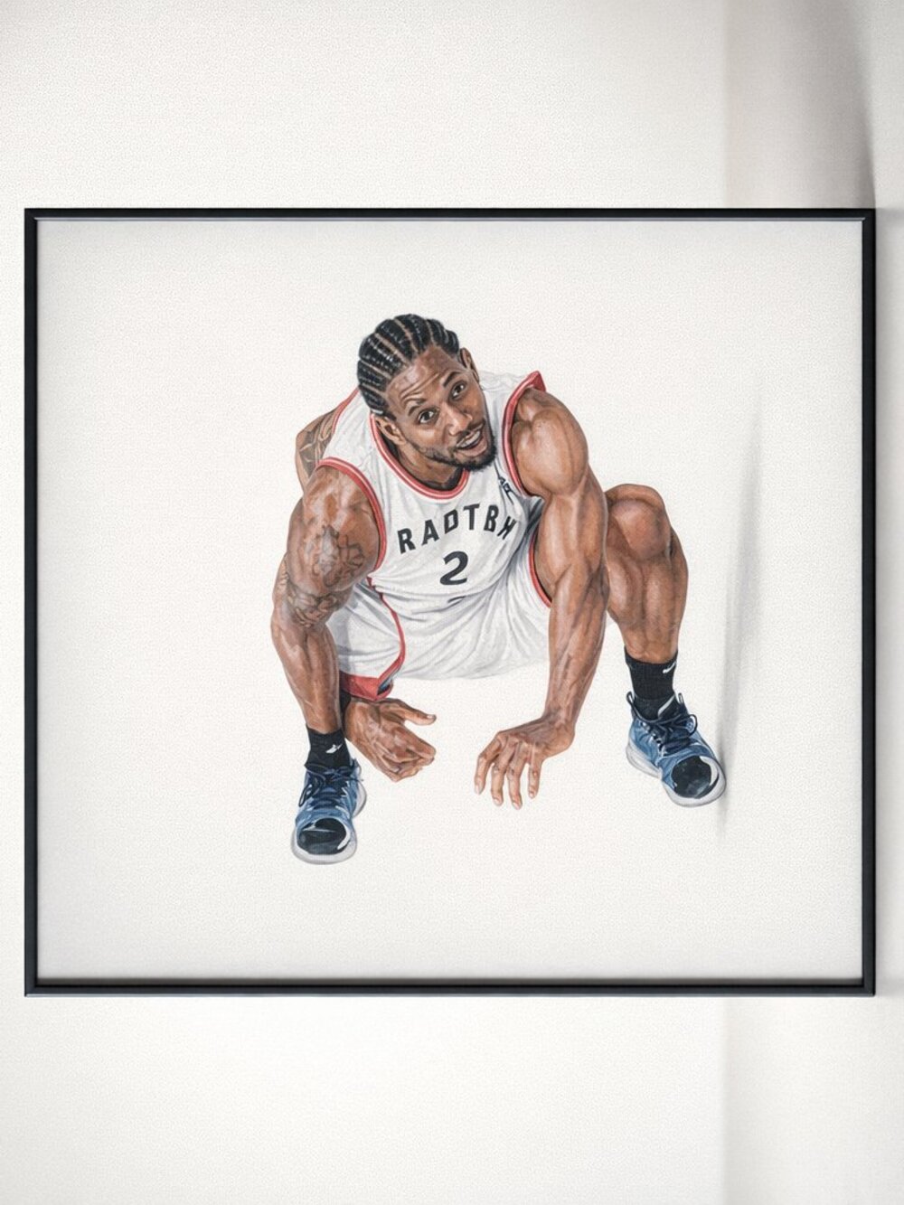 Toronto Raptors Player Portrait Framed Art Print | Raptors Fan Art Local Pickup